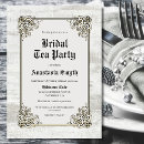 Search for english tea invitations Vintage