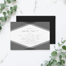 Search for black and grey invitations Geometric