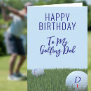 Search for golf birthday cards Green