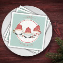 Search for scandinavian christmas napkins Cute gnomes