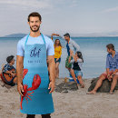 Search for blue lobster aprons Red