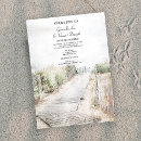 Search for beachy wedding invitations Rustic