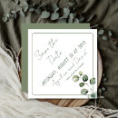 Search for non photo save the dates Sage green