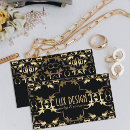 Search for baroque business cards Black