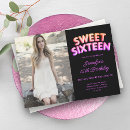 Search for neon sweet 16 Sixteen