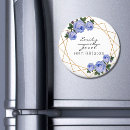 Search for blue floral wedding magnets Roses