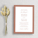 Search for fall spring summer winter wedding invitations Simple minimalist
