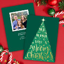 Search for metallic christmas cards Foil
