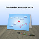 Search for swimmer birthday cards Blue