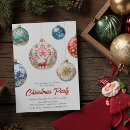 Search for bauble christmas invitations Elegant