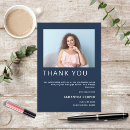 Search for blue graduation thank you cards Minimalist