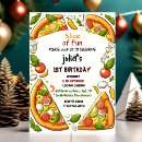 Search for pizza 1st birthday invitations Italian