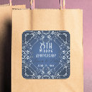 Search for silver anniversary wedding stickers Vintage