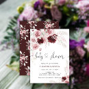Search for burgundy and pink baby shower invitations Pampas grass