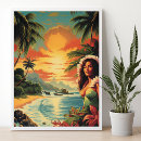 Search for vintage hawaiian art Retro