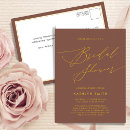Search for modern calligraphy invitations Gold