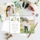 Search for greenery wedding save the dates Watercolor flowers