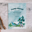 Search for boys sleepover invitations Rustic