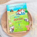 Search for barnyard party invitations Boy