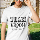 Search for wedding usher tshirts Team groom