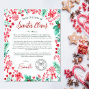 Search for letter to santa stationary Watercolor