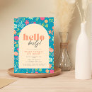Search for bright blue invitations Calligraphy