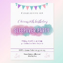 Search for sleepover invitations Purple