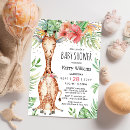 Search for greenery baby girl shower invitations Watercolor