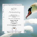 Search for 60th diamond wedding anniversary invitations White