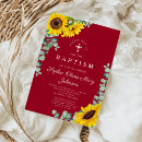 Search for red christening invitations Boy