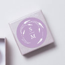 Search for lavender stickers Initials