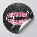 Search for hot pink glitter stickers Lips
