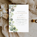 Search for greenery wedding invitations Botanical