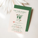 Search for pop the champagne bridal shower invitations Retro