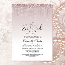 Search for dusty pink engagement party invitations Chic