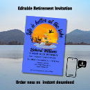 Search for retirement cartoon invitations For him