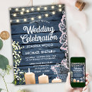 Search for twinkle wedding invitations Navy blue