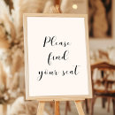 Search for please find your seat signs Modern