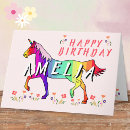 Search for rainbow unicorn birthday cards Magical