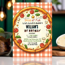 Search for pizza 1st birthday invitations Italian