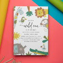 Search for wild one baby shower invitations Safari