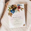 Search for navy rehearsal dinner invitations Blue