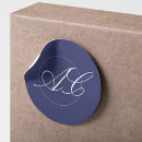 Search for chic monogram wedding stickers Modern