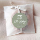 Search for baby shower green stickers Minimal