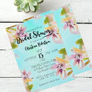 Search for exotic bridal shower invitations Bohemian