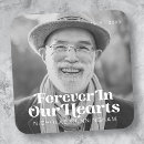 Search for forever in our hearts stickers In loving memory