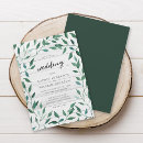 Search for rustic italian wedding invitations Greenery