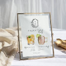 Search for bride and groom signature drinks Watercolor