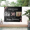 Search for 30th birthday backdrops Black