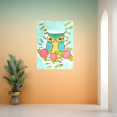 Search for watercolor owl art Bird